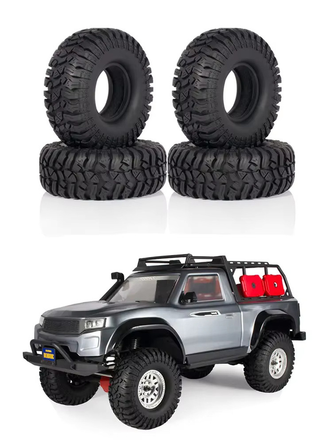 MALOM RC Radreifen, 1,9 Zoll Gummireifen, Schwarz - Bild 4