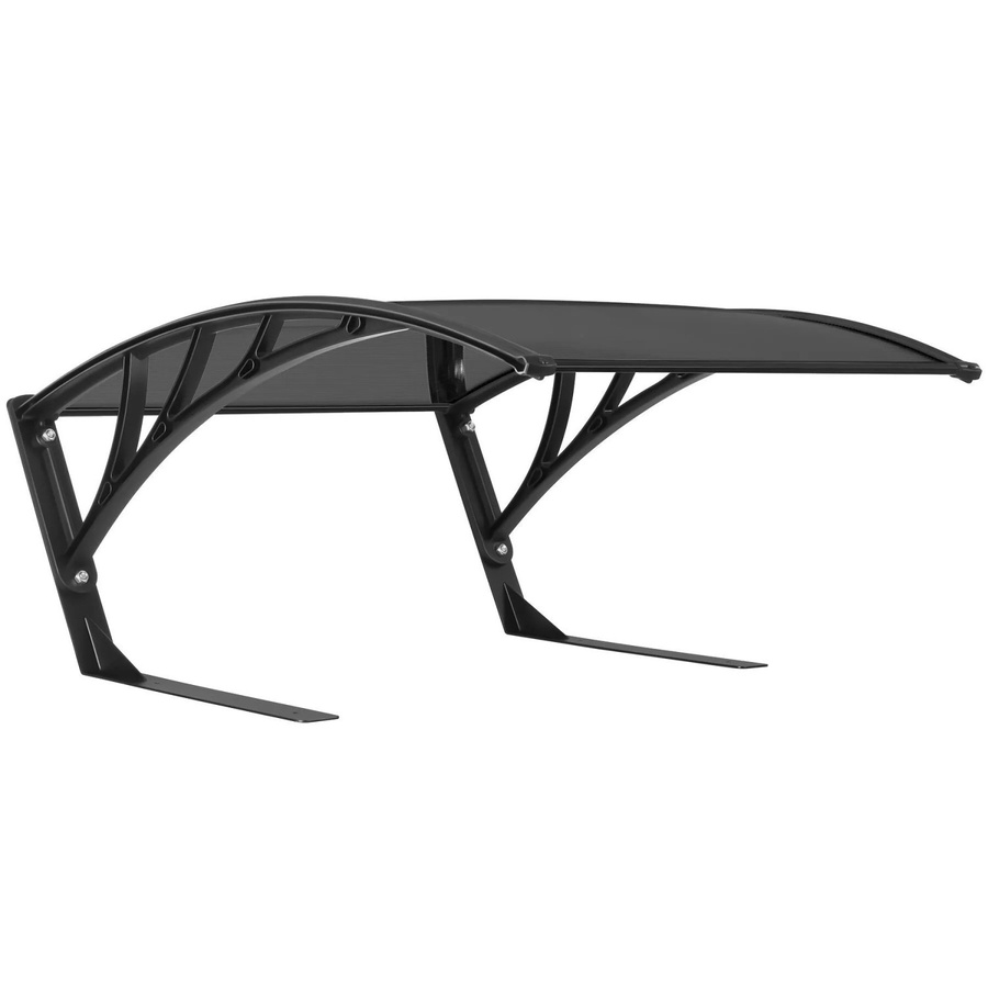tectake Rasenmäher-Roboter-Garage Domus in Schwarz mit gewölbtem Dach, B/T/H: 81 x 100 x 48 cm - Bild 3