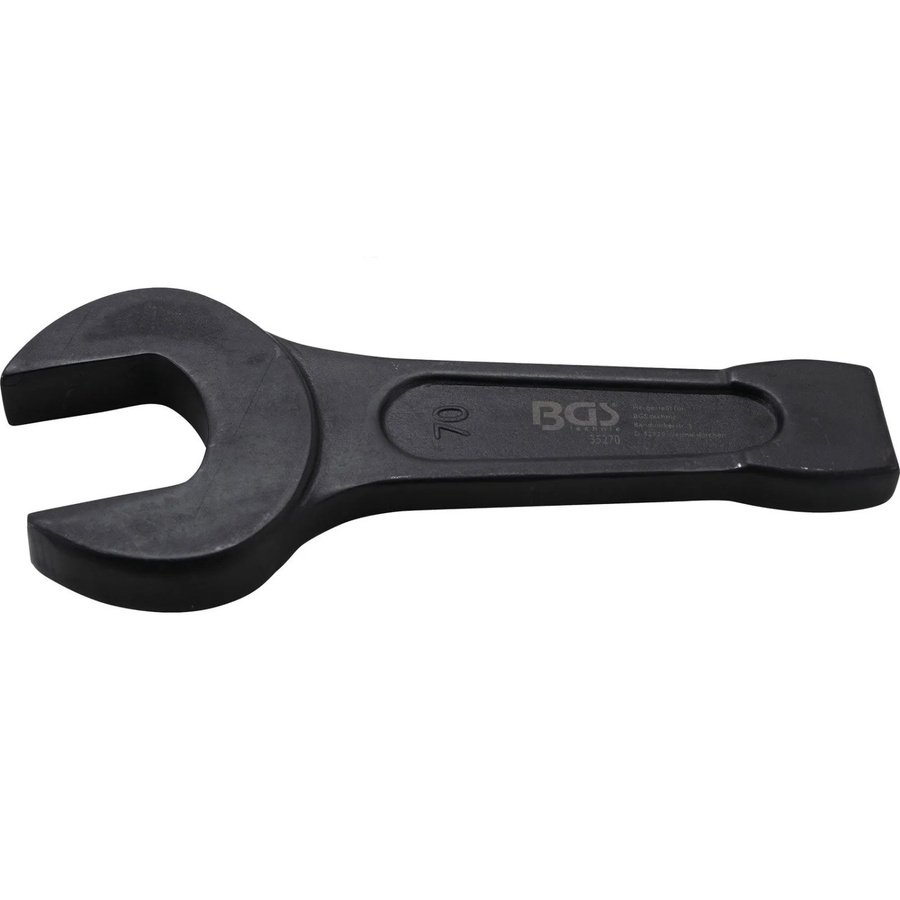 BGS Schlag-Maulschlüssel 35270 aus Chrom-Vanadium in Schwarz mit SW 70 mm - Bild 2