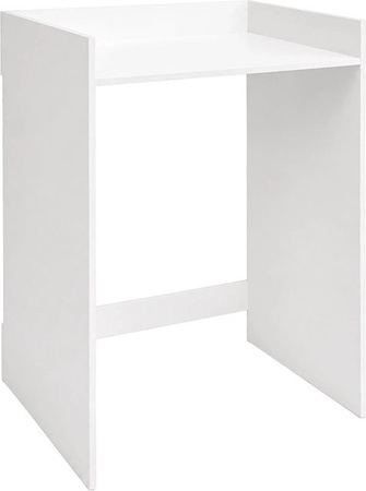 Relaxdays Waschmaschinenschrank aus MDF in Weiß, Wasserabweisend mit Kippsicherung, B/T/H: 61,0 x 66,0 x 97,0 cm