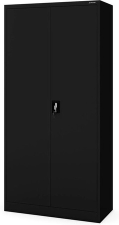 Jan Nowak Mehrzweckschrank Dawid in Schwarz Matt, B/T/H: 90 x 45 x 185 cm