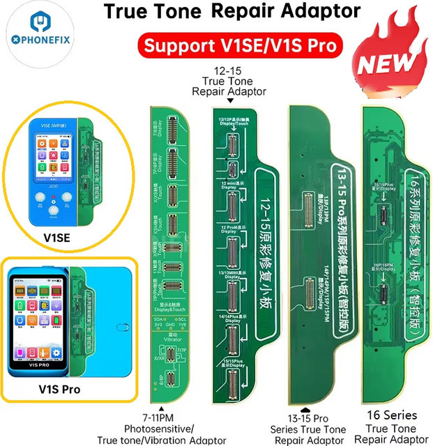JC V1SE V1S Pro Programmer True Tone Board für iPhone 7 bis 17 Pro Max LCD Reparatur in Grün - Bild 1