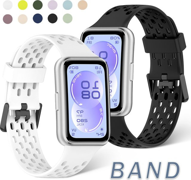 KILPILLS Uhrenarmband Silikon, Schwarz, Unisex - Bild 1