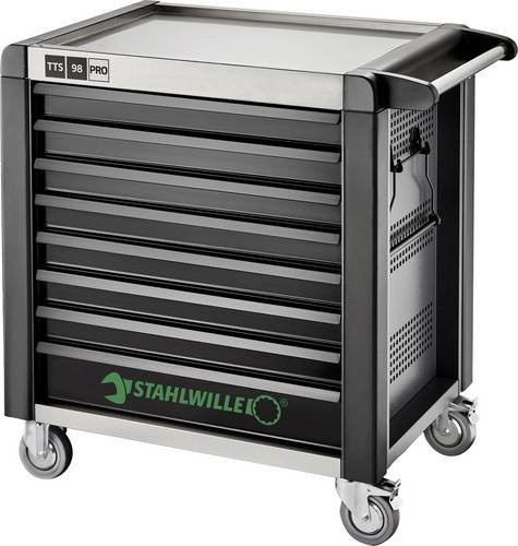 Stahlwille Werkstattwagen 98/8 PRO mit 8 Schubladen, Anthrazit und Schwarz, B/H/T: 65,1 x 102,0 x 100,1 cm - Bild 1