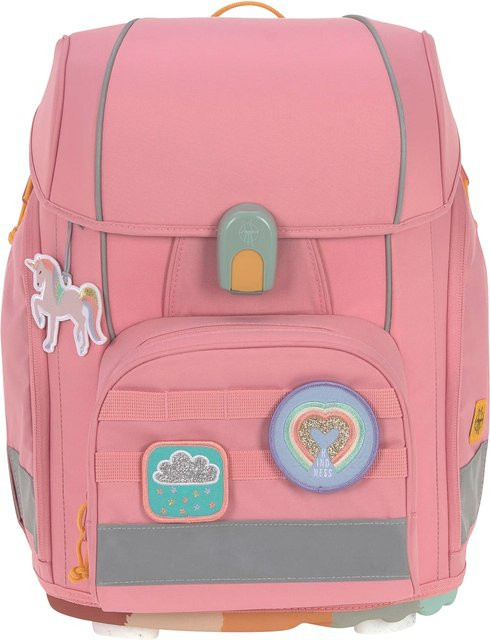 Lässig Schulranzen-Set Boxy Unique 7-teilig in Pink - Bild 1