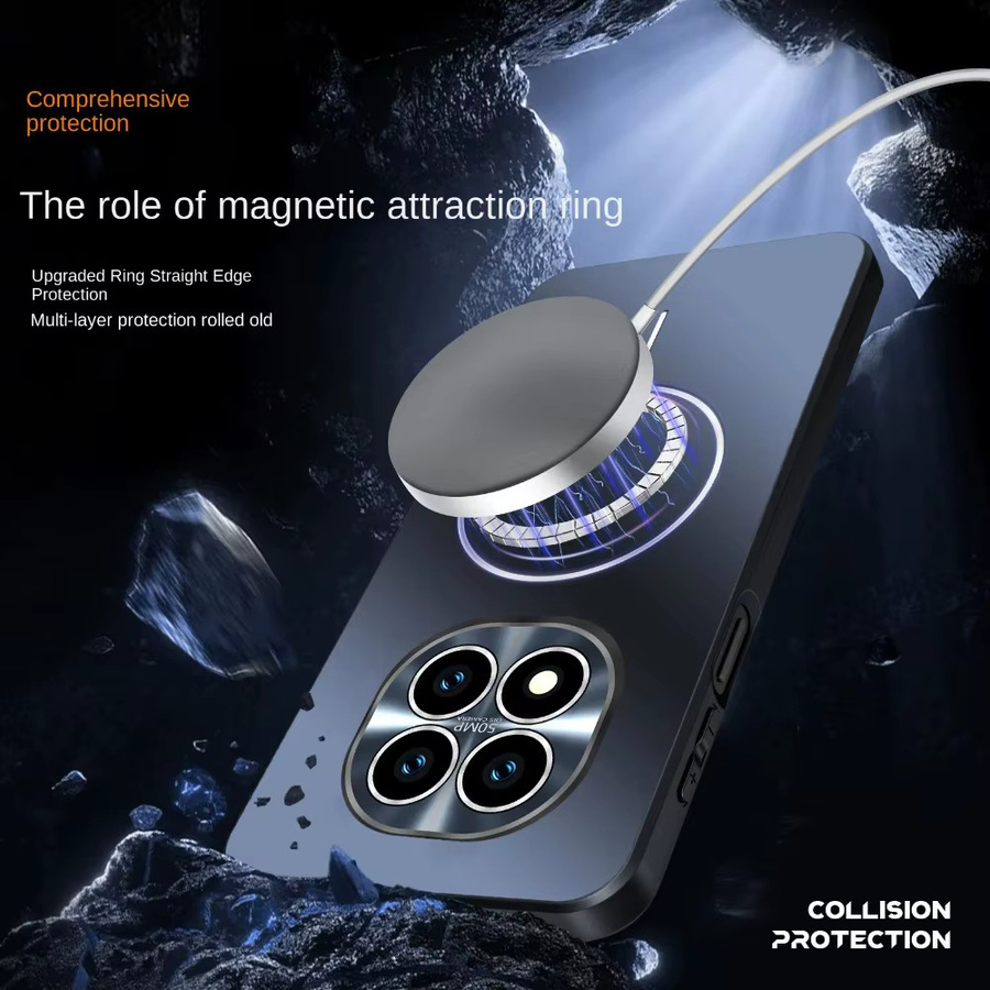 Xiaomi Redmi Note 15 Pro Schutzhülle mit magnetischem Ring in Schwarz - Bild 3