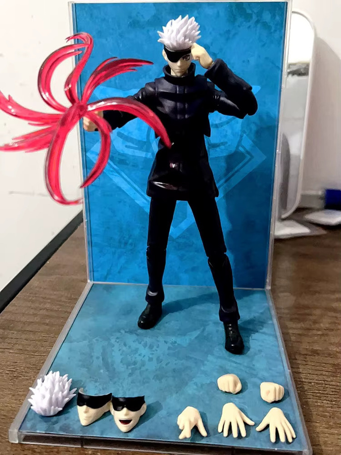 Bandai Jujutsu Kaisen Satoru Gojo Yuji Itadori Megumi Fushiguro Actionfigur, 15cm, ab 14 Jahren - Bild 2