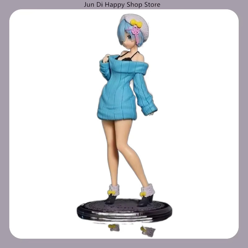 Bandai Re:Zero Rem Figur, 23 cm, blau, Kunststoff - Bild 4
