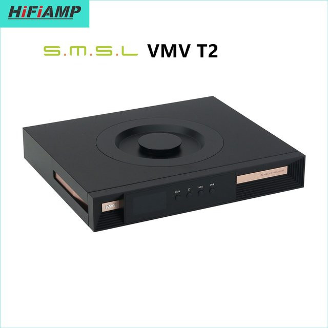 SMSL VMV T2 MQA CD-Player und digitaler DSD-Audio-Decoder in Schwarz - Bild 1
