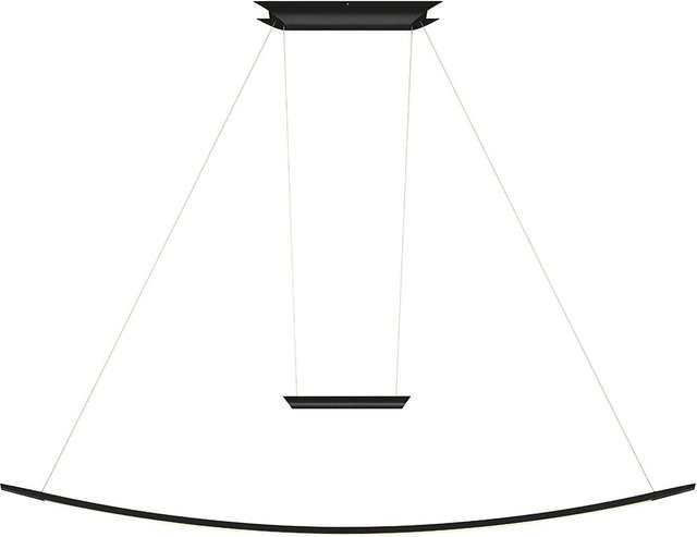 Oligo Lisgo Sky LED-Pendelleuchte in Schwarz matt mit dimmbarer warmweißer Beleuchtung (2700K) - Bild 1