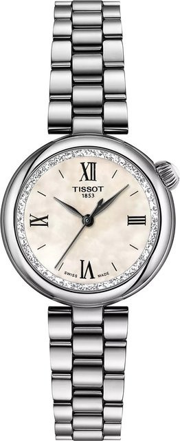 Tissot Armbanduhr, Quarz, Edelstahl, Weiß, 28 mm, Damen - Bild 1