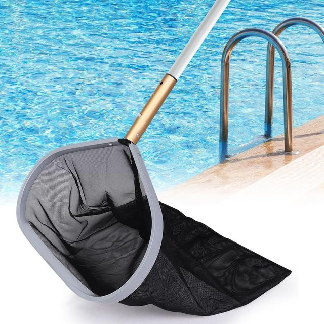 Blattkescher Netz mfySpace Weiß für die Schwimmbadreinigung aus Kunststoff - Bild 1