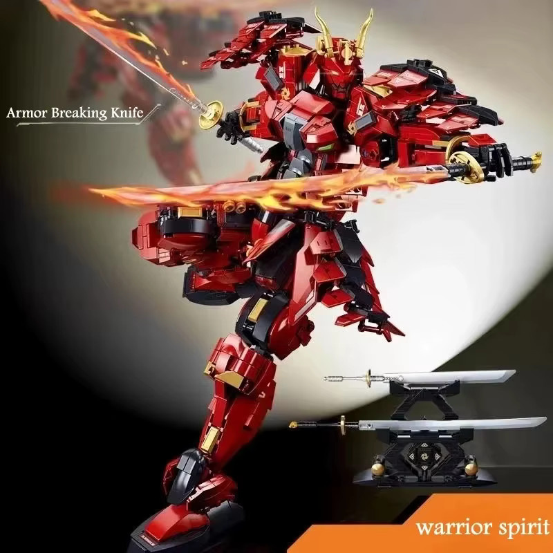 Sluban Flammenkrieg-Krieger Mecha, Baustein-Set, 923 Teile - Bild 3