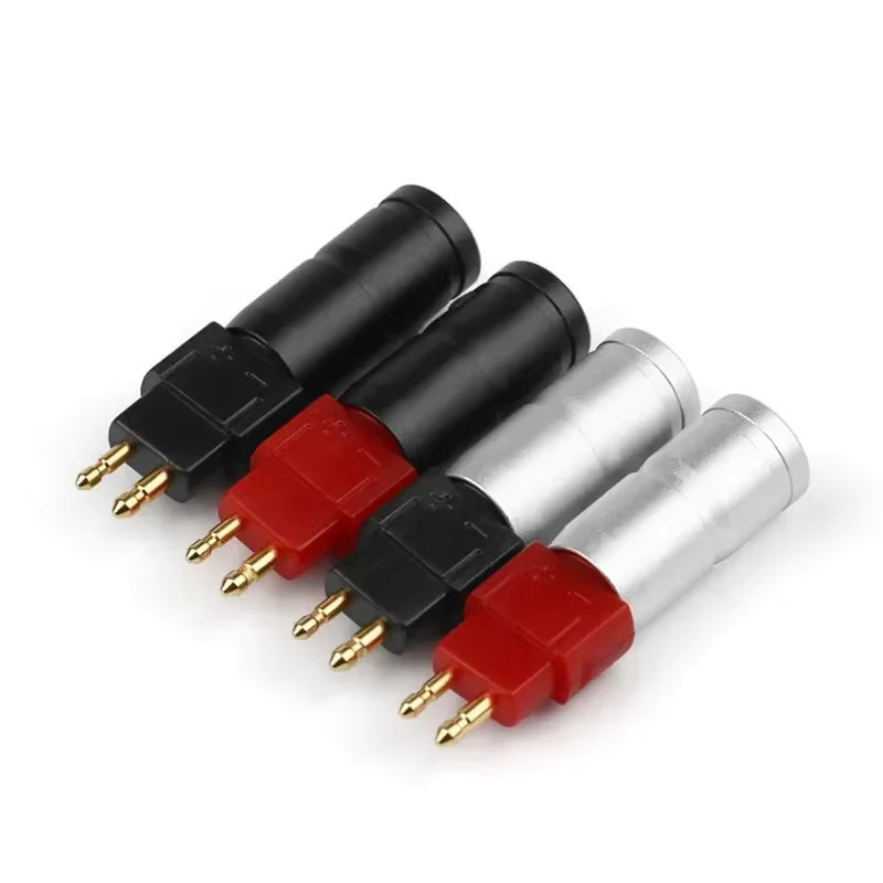 HEDANP 2-poliger Kopfhörer-Adapter auf 3,5 mm Klinke für HiFi-Headsets in Silber - Bild 2