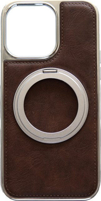 MagSafe Back Cover Deluxe Schutzhülle für Apple iPhone 15 Pro in Brown - Bild 1