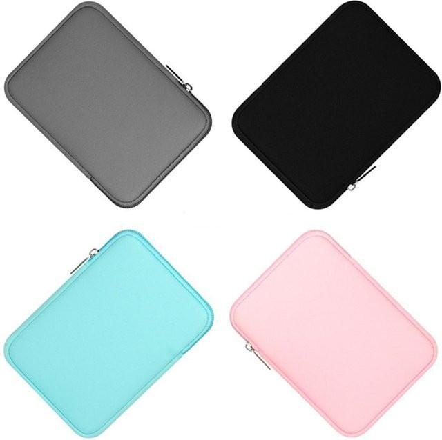 Bunte E-Reader-Hülle für 6,8 bis 11 Zoll Tablets, leichte und kratzfeste Aufbewahrungstasche in Pink und Multicolour für Kindle Paperwhite, Kobo, Boox und Surface - Bild 1
