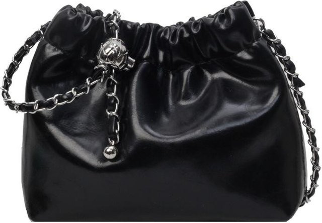 Wucifang Bags Bucket Bag, Ketten Umhängetasche, schwarz, Damen - Bild 1