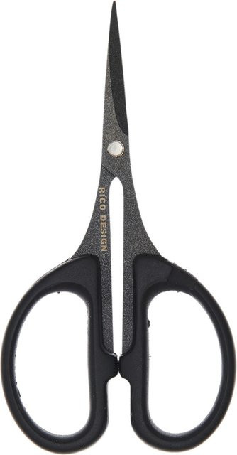 Rico Design Antihaft Schere Schwarz, Länge: 10,2 cm - Bild 1