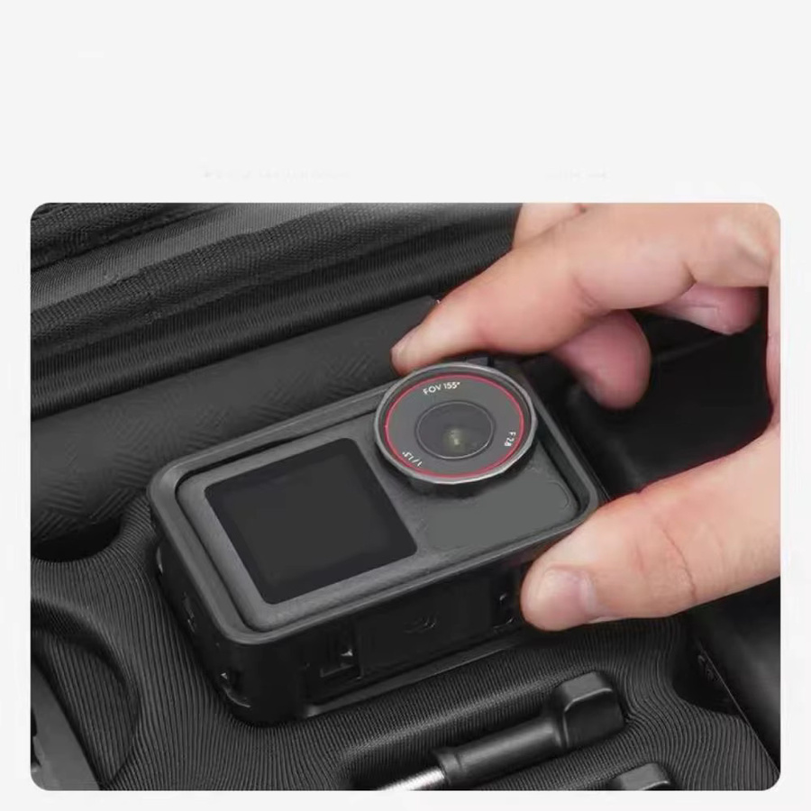 DJI OSMO Action 5 PRO Hartschalen-Action-Kameratasche, wasserdichte und stoßfeste Tragetasche, Schwarz - Bild 2