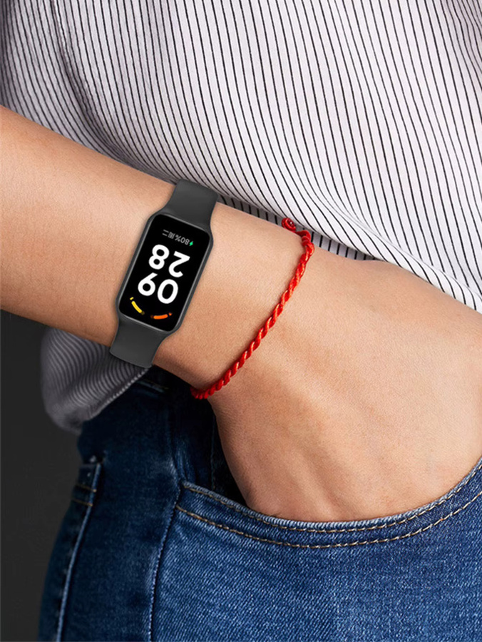 Xiaomi Uhrenarmband Silikon, Schwarz, Unisex - Bild 1