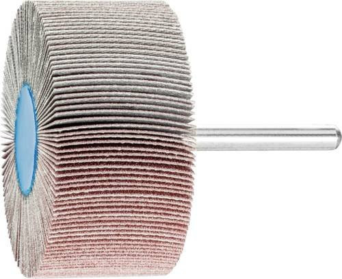 PFERD Korund Fächerschleifer A150 für Feinschliff und Finish, Durchmesser: 60 mm, Schaft-Durchmesser: 6 mm, 10 Stück, Multicolor - Bild 1