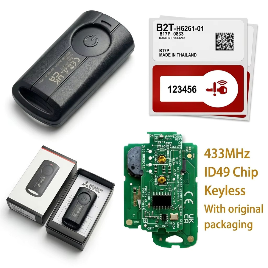 Yamaha Smart Key Fernbedienung Schlüssellos B74H626102 Schwarz 315/434MHz für Aerox Fazzio Freego Xmax Filano Lexi Nmax 2020 - Bild 2