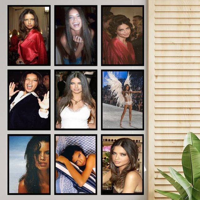 Moetch Adriana Lima Anime-Poster, wasserfester Papieraufkleber, mehrfarbig, rechteckig - Bild 1