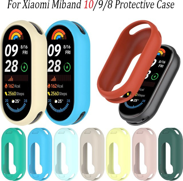 Xiaomi Silikonhülle für Mi Band 10/9 NFC, Schwarz, Unisex - Bild 1