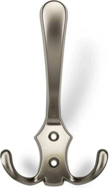 SOTECH Garderobenhaken LENA 2-fach aus Metall in Edelstahloptik Matt Silber - Bild 1