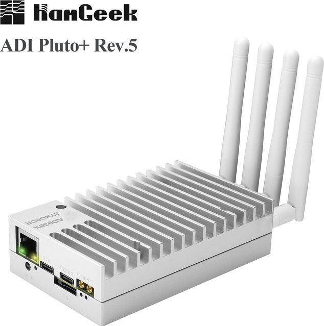 HamGeek ADI Pluto+Rev.5 SDR Software Defined Radio mit AD936x und XC7z020 FPGA, 70MHz-6GHz, Farbe: Silber - Bild 1