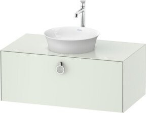 Duravit Waschtischunterschrank White Tulip mit 1 Auszug in Weiß matt, B/T/H: 100 x 40,8 x 55 cm - Bild 1
