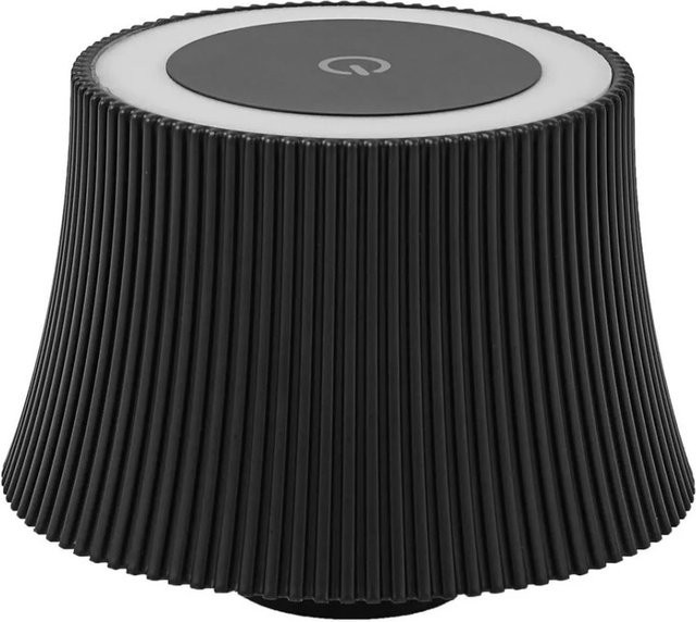 Lindby LED Linor Tischleuchte aus Aluminium in Schwarz, dimmbar mit USB-Anschluss und IP44 Spritzwasserschutz - Bild 1