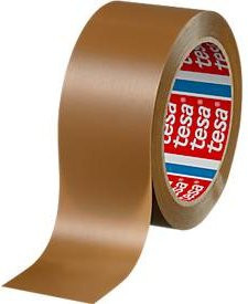tesa Verpackungsklebeband 4100 für mittelschwere Pakete, 6 Rollen, Farbe: Braun, Breite: 50 mm, Länge: 60 m - Bild 1