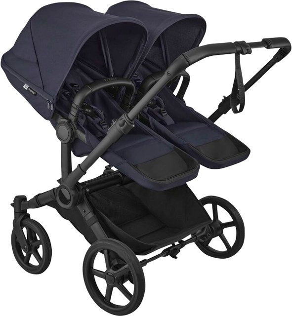 Bugaboo Donkey 6 Kinderwagen Geschwisterwagen Double in Blau - Bild 1