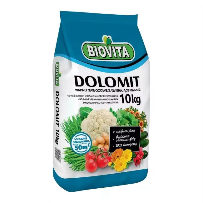 BIOVITA Calcium-Magnesium-Dünger Dolomit multicolour 5 kg, 10 kg, 20 kg - Bild 2