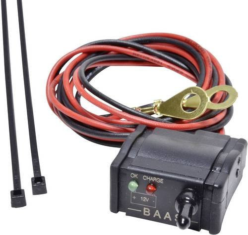BAAS BA22 Kfz-Batterietester 12V in Schwarz B/T/H: 40 x 20 x 35 mm - Bild 1