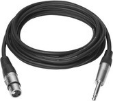 VivoLink Audio-Kabel XLR auf 6,35 mm Klinke, Schwarz, Länge: 1 m - Bild 1