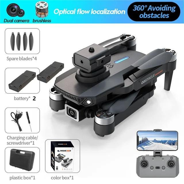 LYZRC E88s Drohne 8K Dual Kamera WIFI mit Hindernisvermeidung schwarz - Bild 1