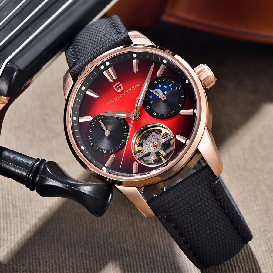 Pagani Design Armbanduhr, Automatik, Edelstahl, 41 mm, Herren - Bild 4