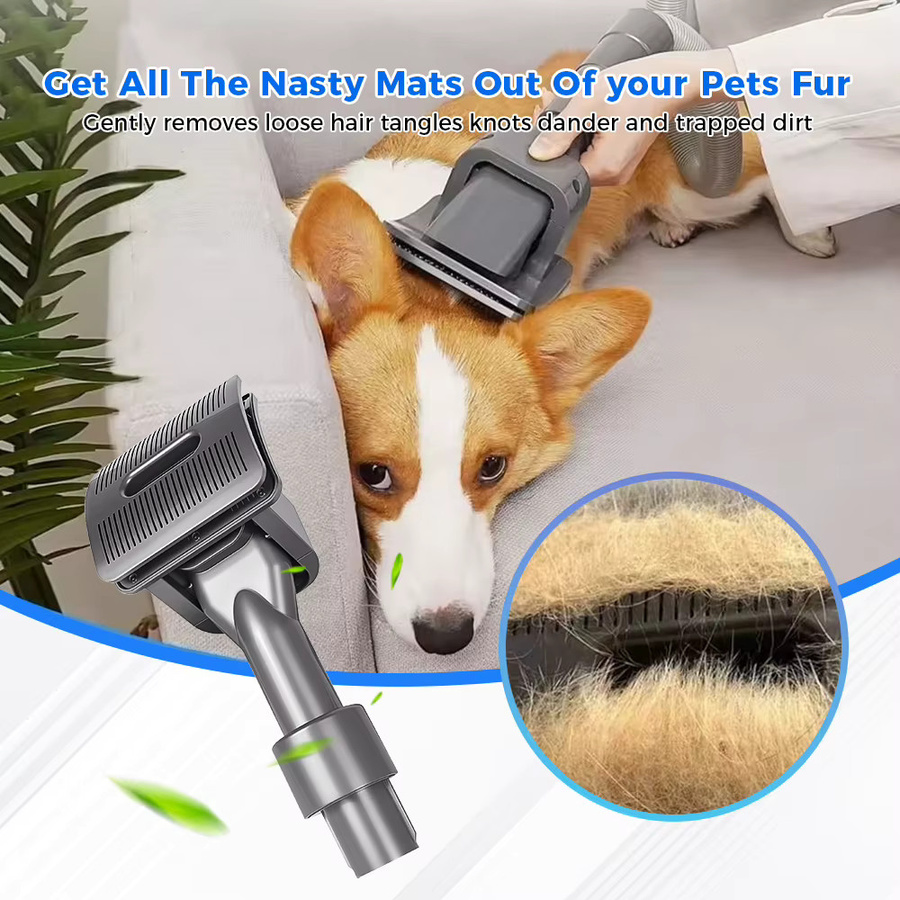 Dyson Tierhaarbürstenkopf für V7 V8 V10 V11 V12 V15 Staubsauger zur Fellpflege von Hunden und Katzen - Bild 3