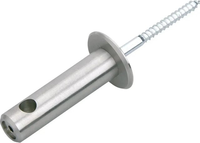 Rundstabkonsole Dieda aus V4A Edelstahl in Silber, Breite: 75 cm, Tiefe: 20 cm, Höhe: 20 cm - Bild 1
