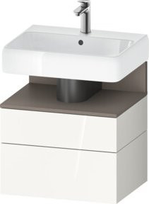 Duravit Waschtischunterschrank Qatego in Weiss, B/T/H: 59 x 47 x 59 cm - Bild 1