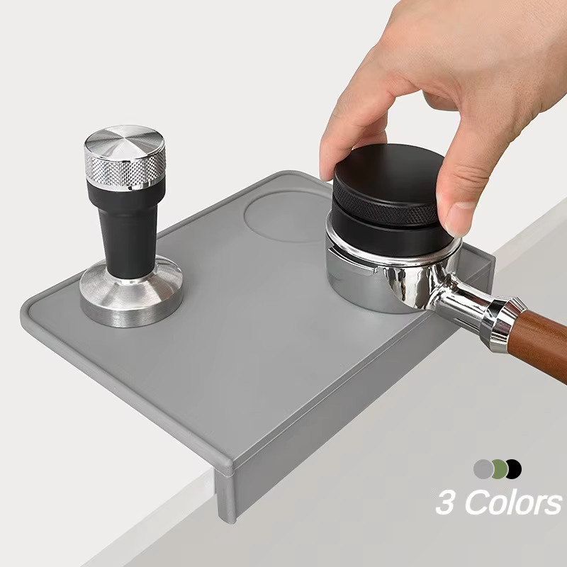 Punana Espresso Tamper Matte aus Silikon, rechteckig, Schwarz - Bild 3