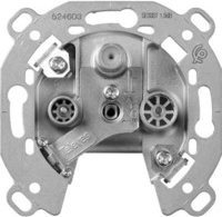 Gira Antennen-Steckdose EDA 3902 093700 Unterputz Einsatz in Silber - Bild 1