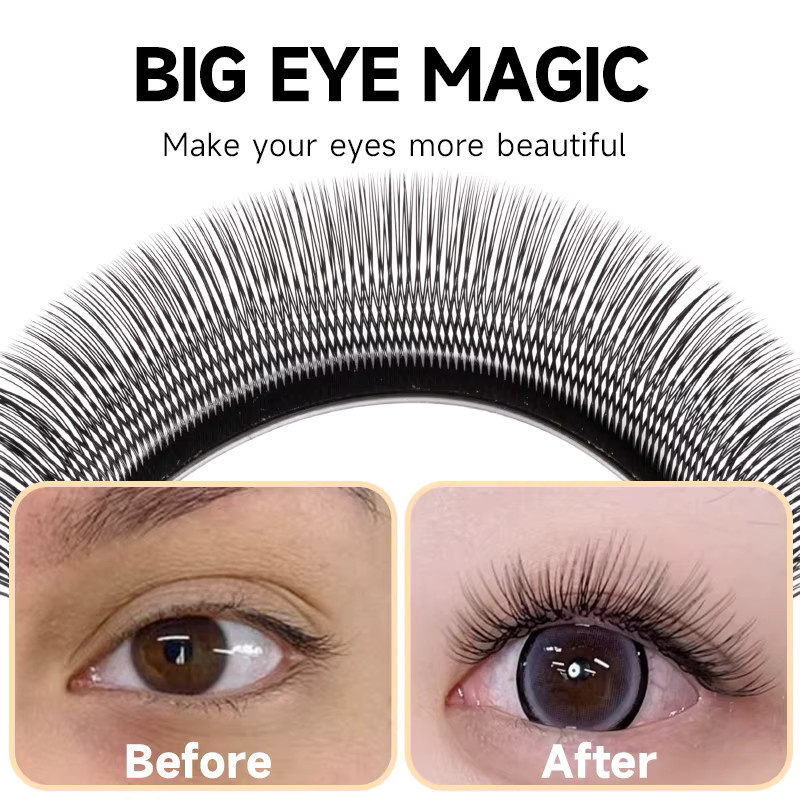JASBLUE YY-Wimpernverlängerung, Schwarz, Natürlich, Unisex - Bild 3