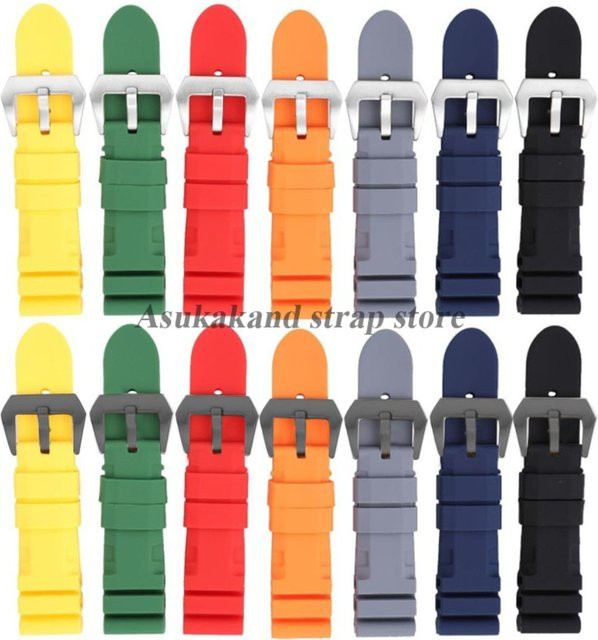 Silikonarmband, 22mm 24mm 26mm, wasserdicht, Sportarmband - Bild 1