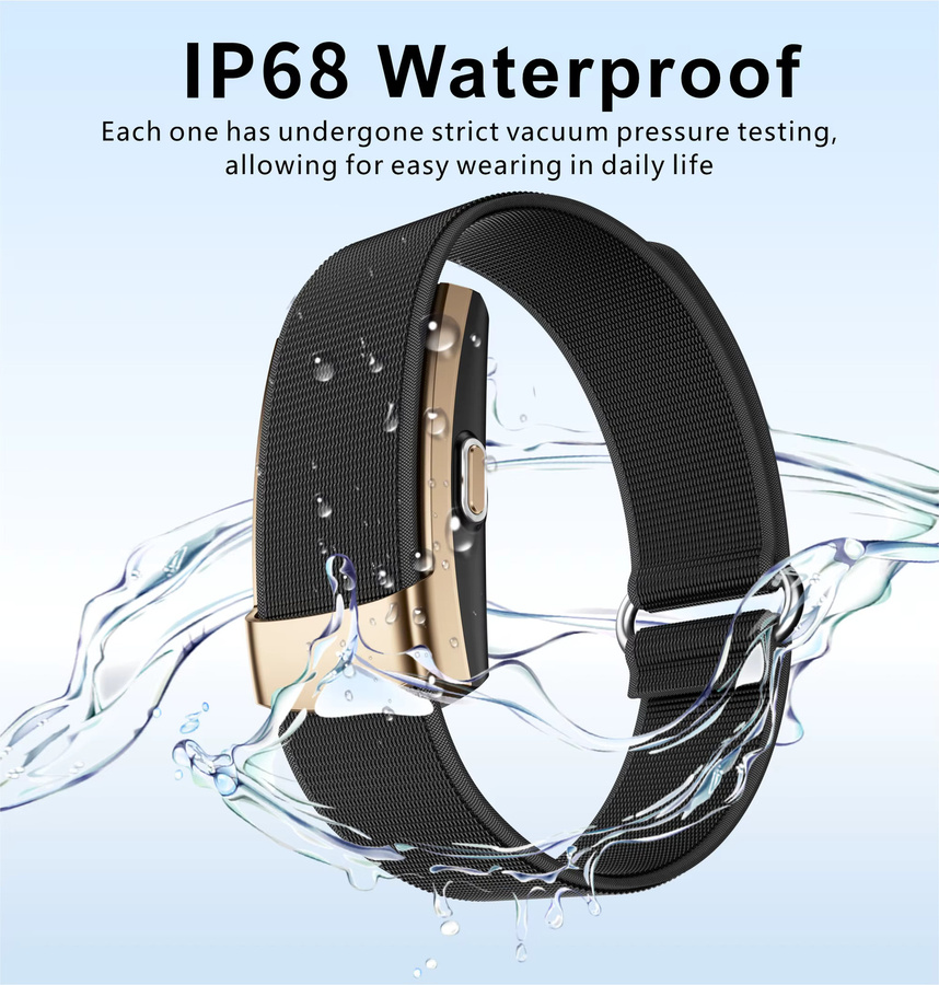 VWAR Air Fitness Tracker Unisex in Schwarz mit 170+ Sportmodi, SpO2-Messung und IP68 Wasserdichtigkeit - Bild 5