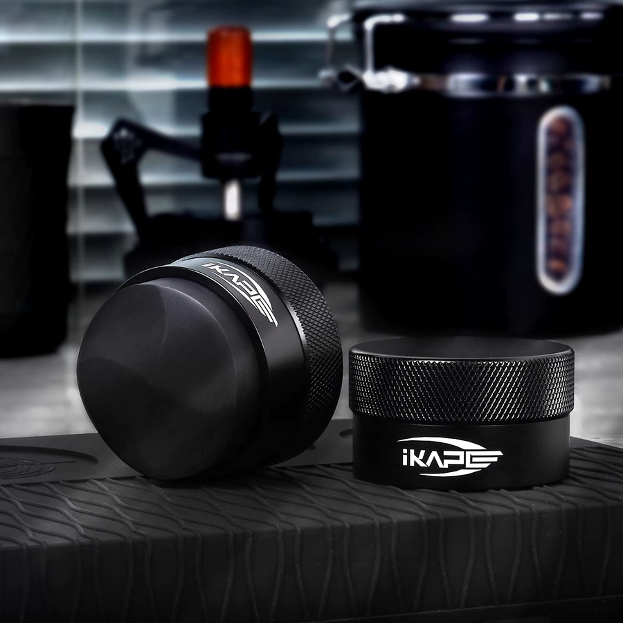 IKAPE Gravity Adaptiver Espresso-Kaffeeverteiler mit Titan-PVD-Beschichtungssockel in Schwarz - Bild 2