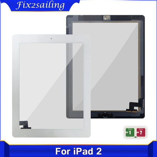 Apple iPad 2 Ersatz Touchscreen Digitizer Frontglas in Weiß für 9,7 Zoll Modelle A1395 A1396 A1397 - Bild 1