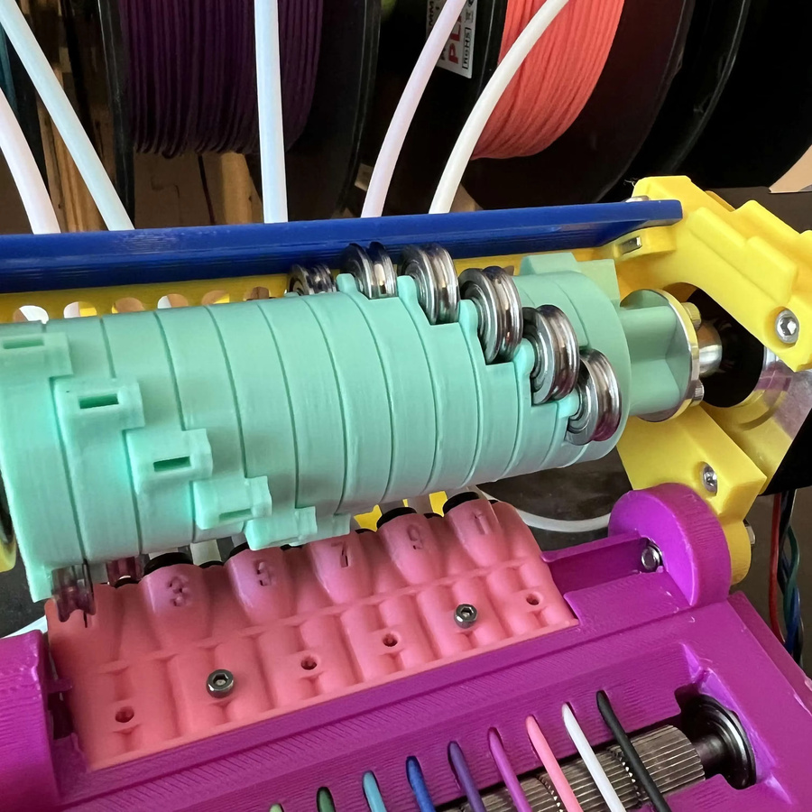 Prusa MMU3 Multi Color Filament Feeder Upgrade-Kit für FDM 3D-Drucker Prusa I3 MK3S+, MK4 und MK4S zur Nutzung von bis zu 12 Filamenten - Bild 1
